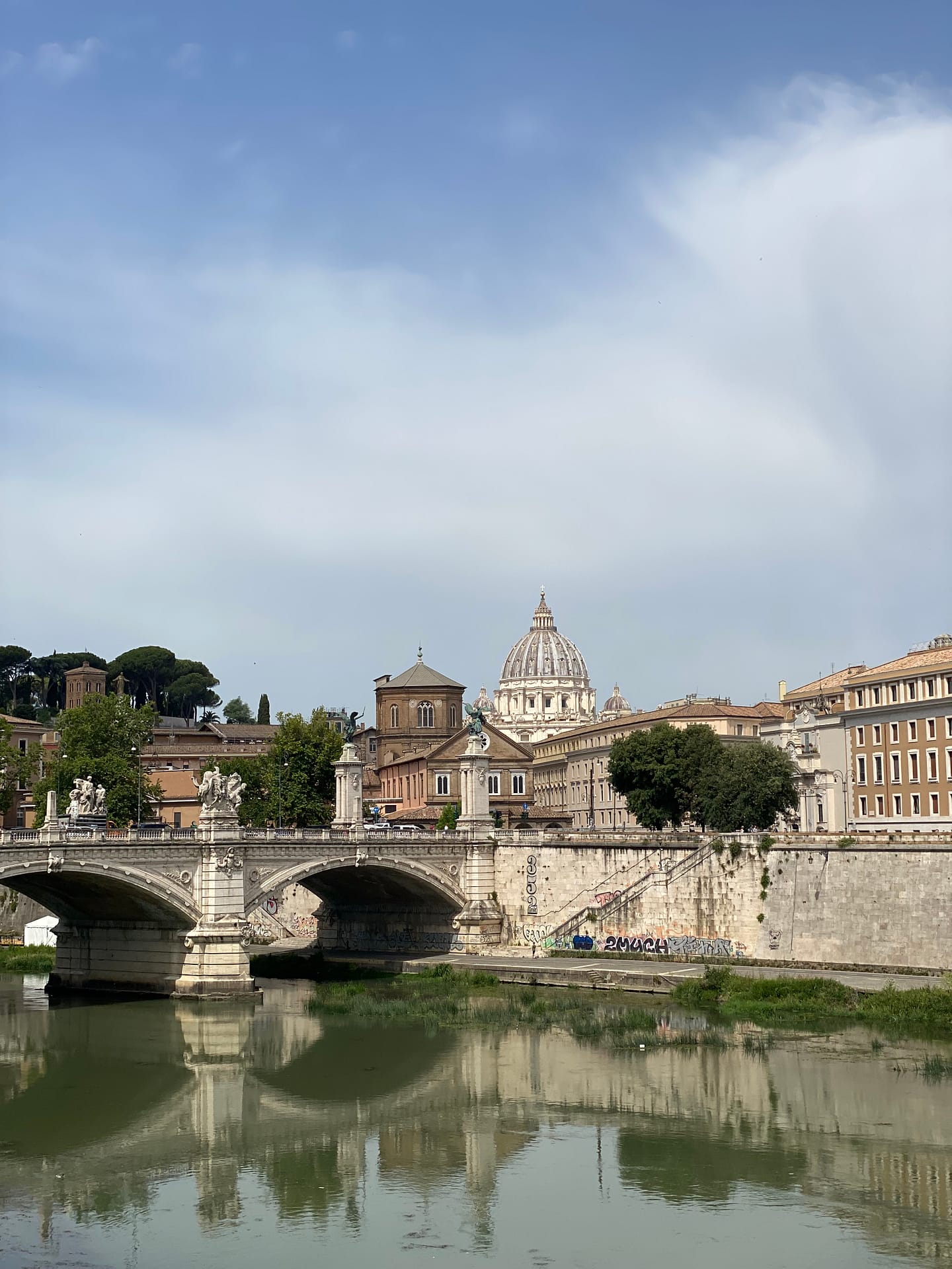 Tiber River in Rome.