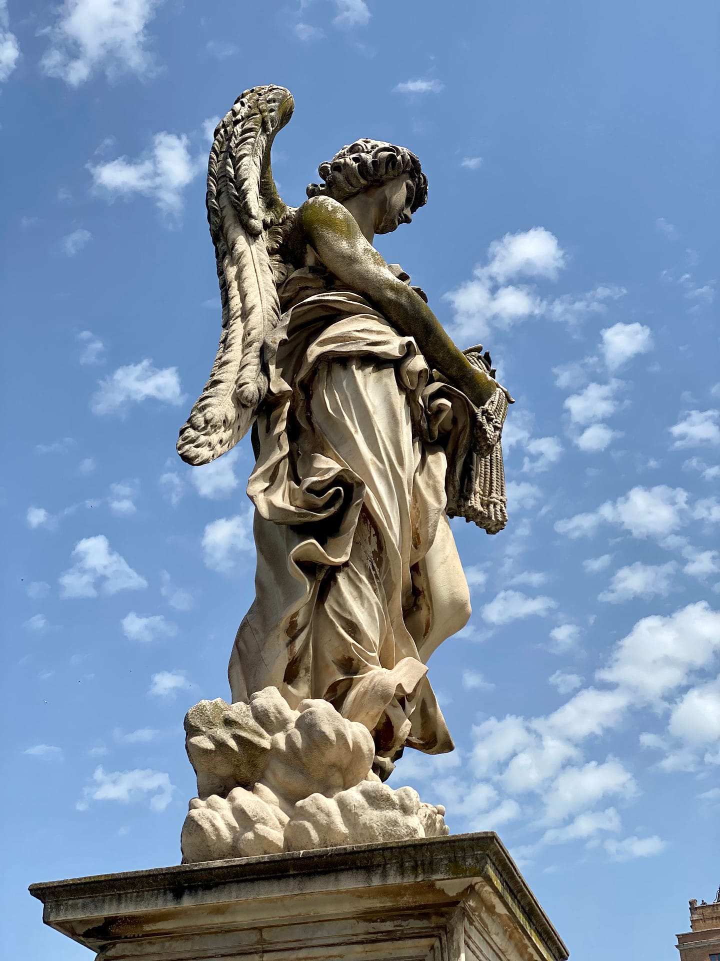 Angle statue in Rome, Italy.