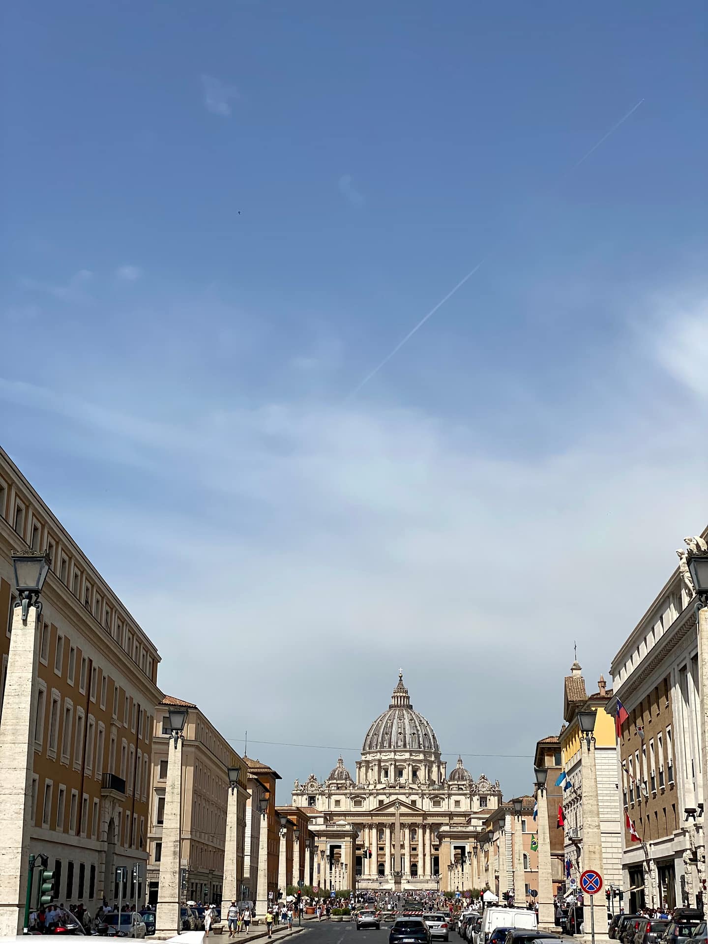 Town square in Rome.