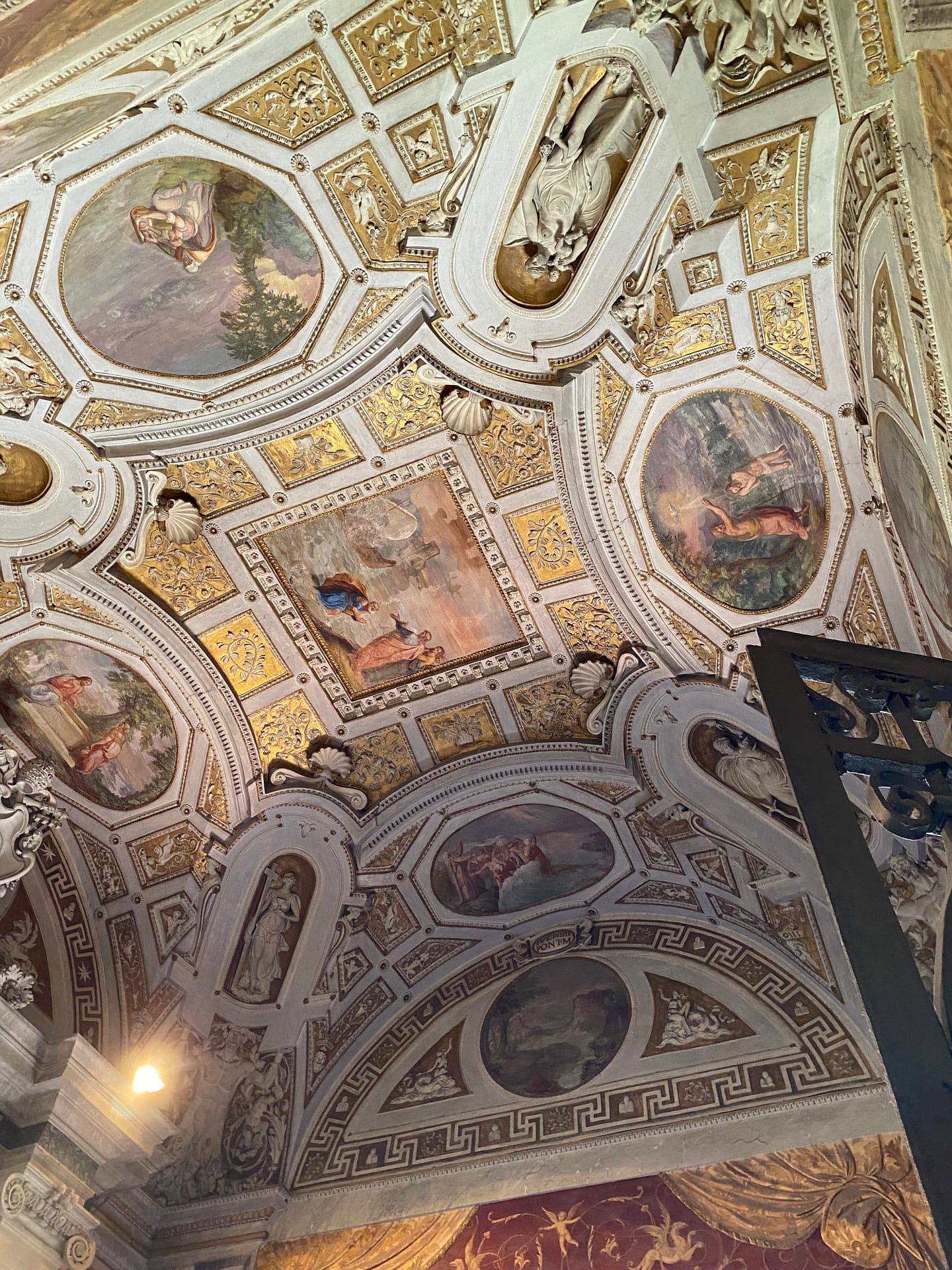 Inside the Vatican city.