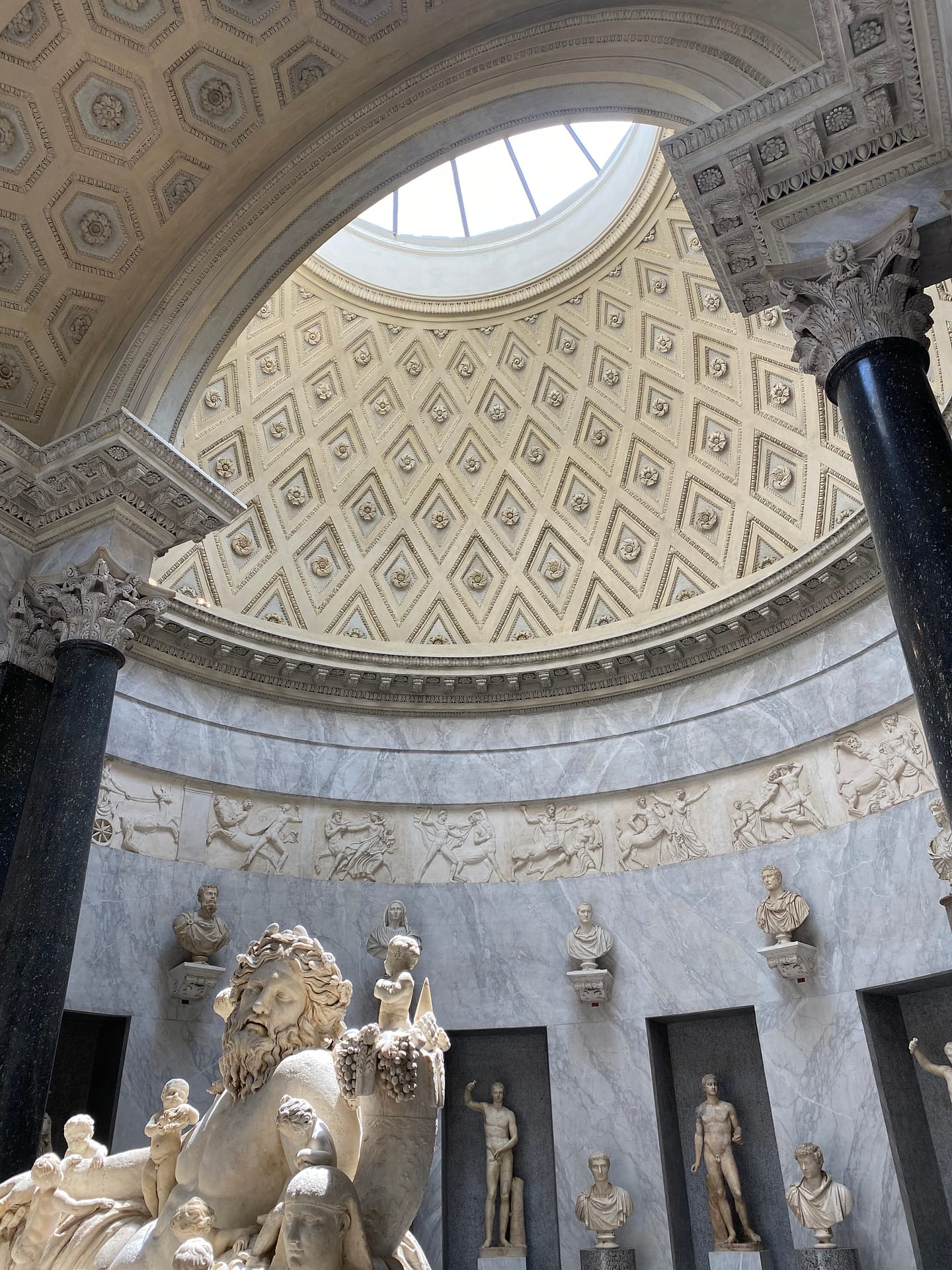 Inside the Apostolic Palace in Rome, Italy.