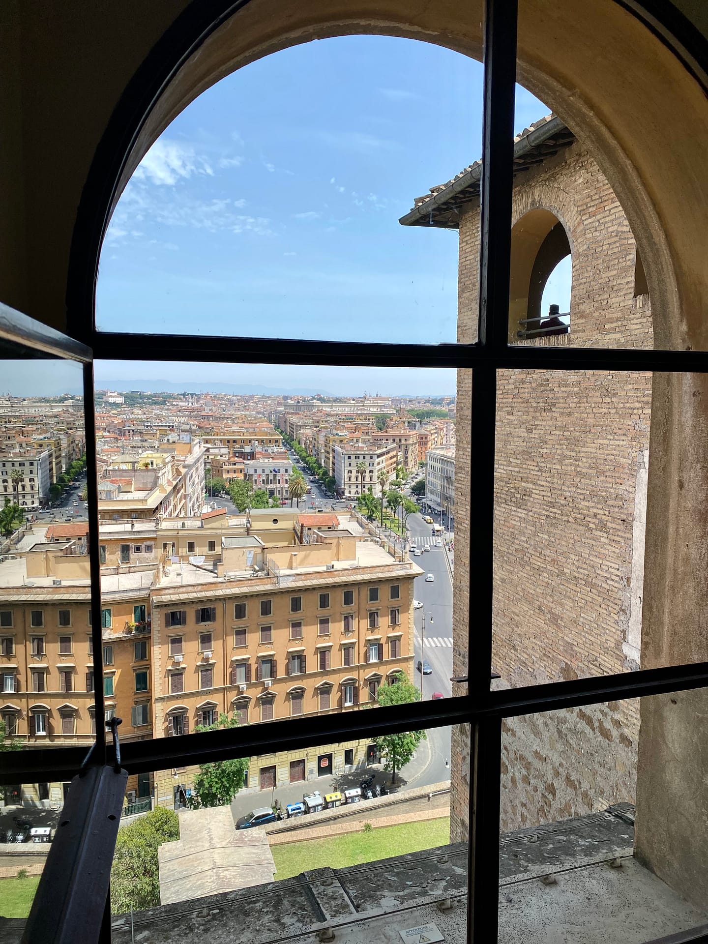 View of Rome from Vatican City.