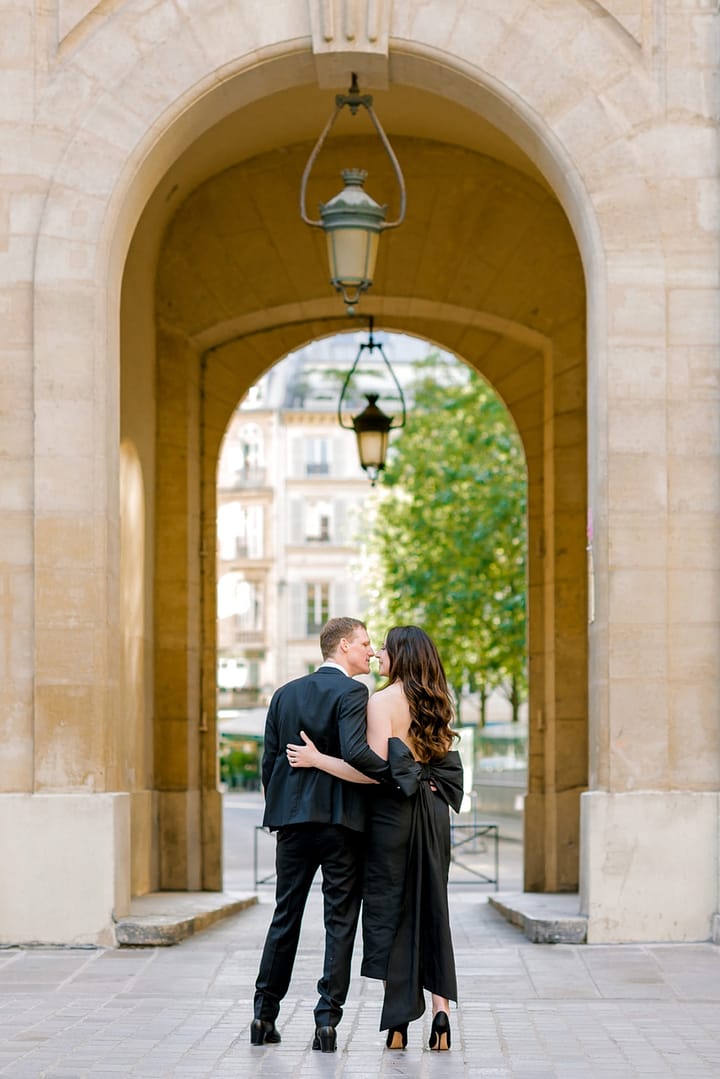 dina and scott embracing