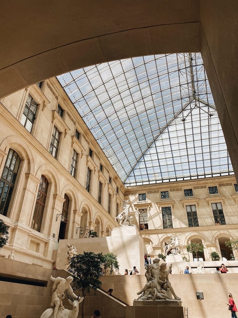 inside the Louvre